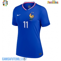 Camisa de time de futebol França Ousmane Dembele #11 Replicas 1º Equipamento Feminina Europeu 2024 Manga Curta
